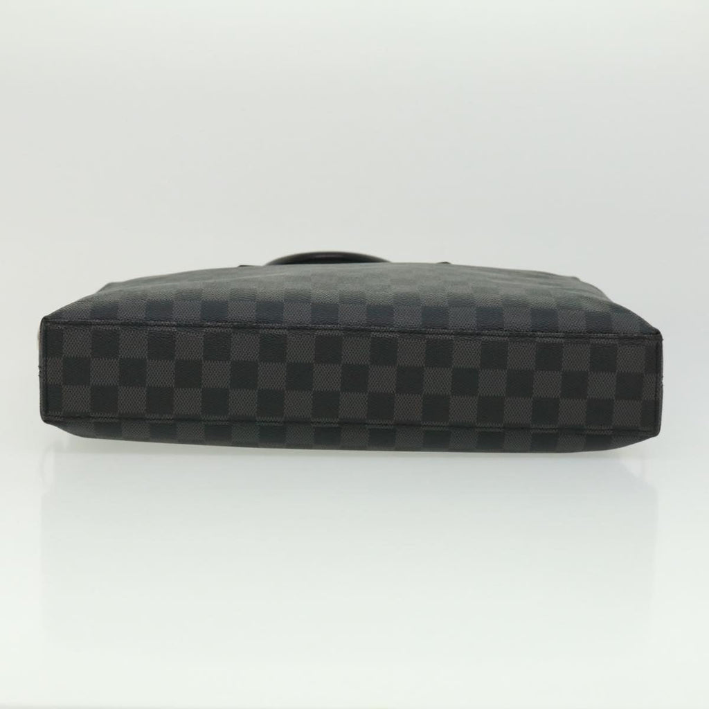 Louis Vuitton Black Canvas Porte documents Jour briefcase bag