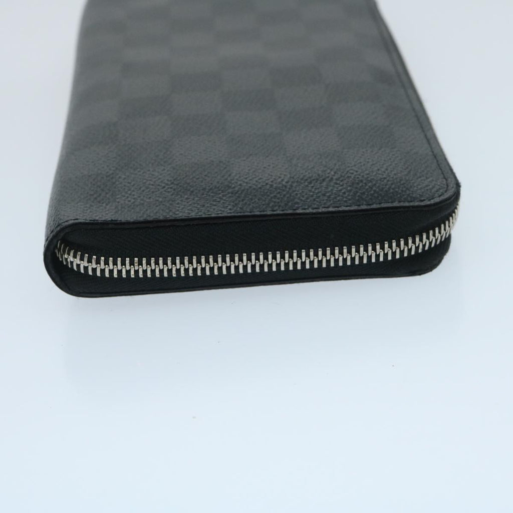 Louis Vuitton Gray Canvas Zippy organizer wallet accessories