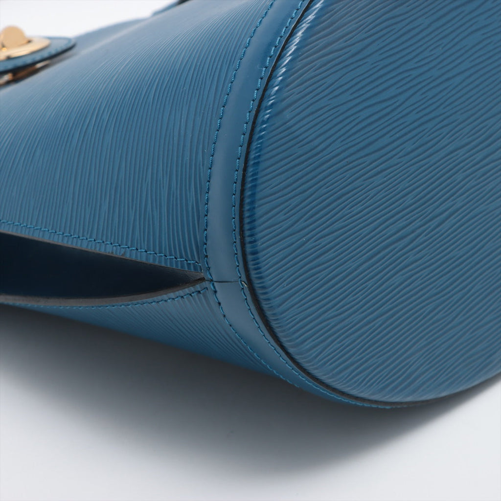 Louis Vuitton Blue Leather Cluny shoulder bag