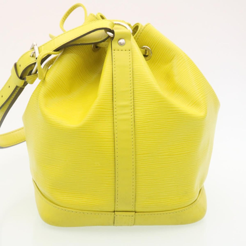 Louis Vuitton Yellow Leather Petit Noe shoulder bag