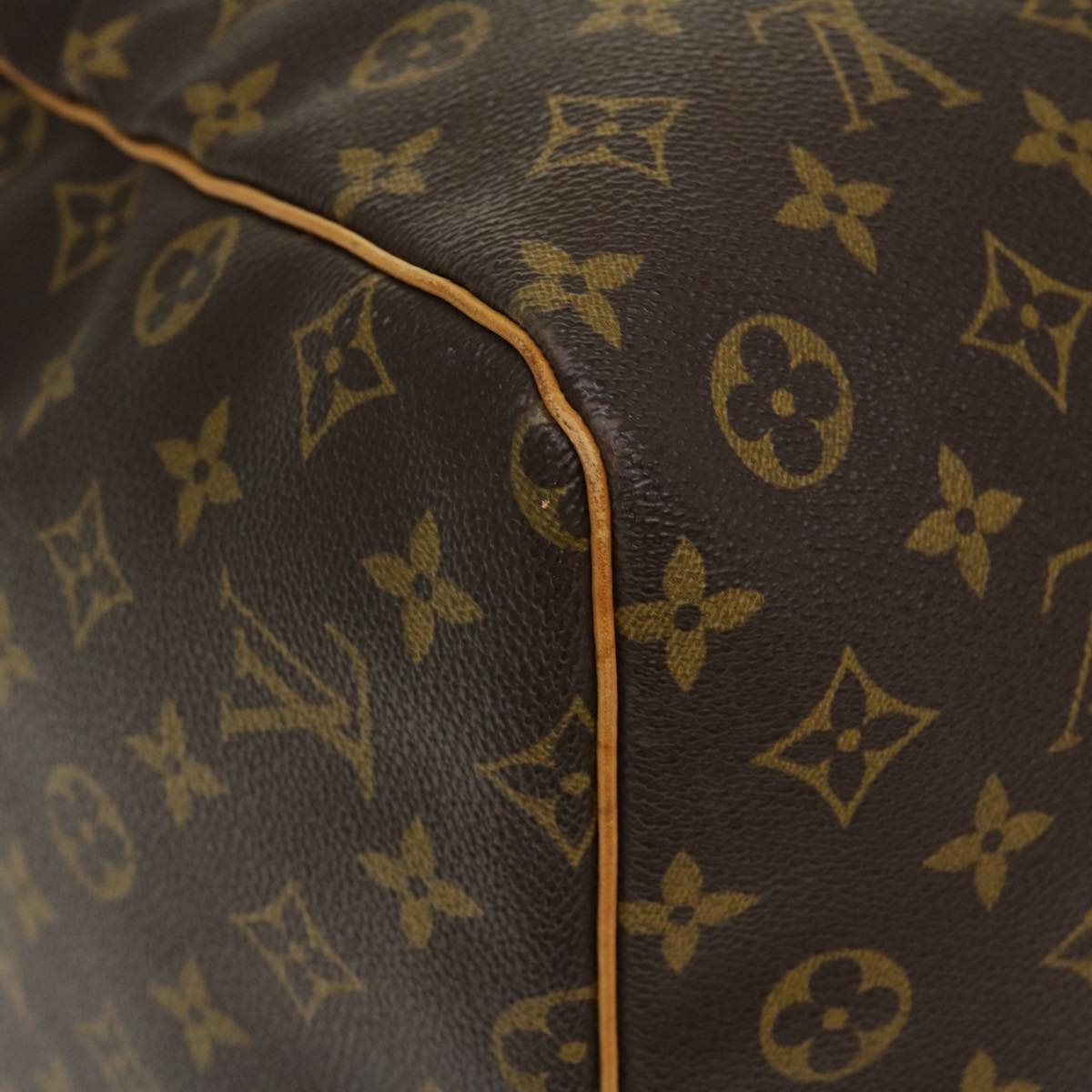 Louis Vuitton Brown Canvas Keepall 60 travel bag