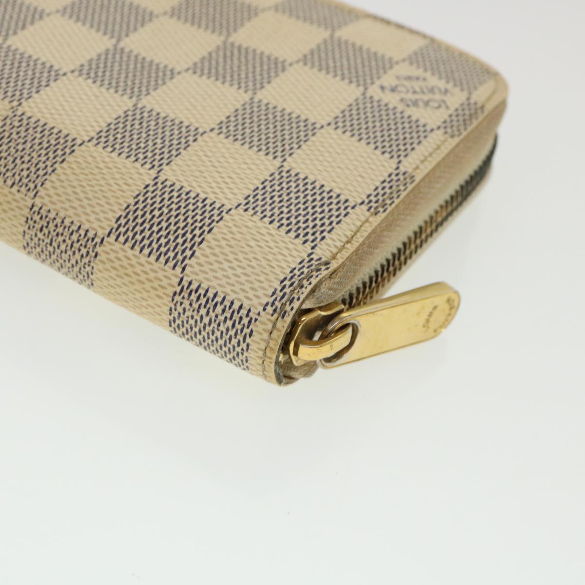 Louis Vuitton Turquoise Canvas Zippy wallet wallet accessories