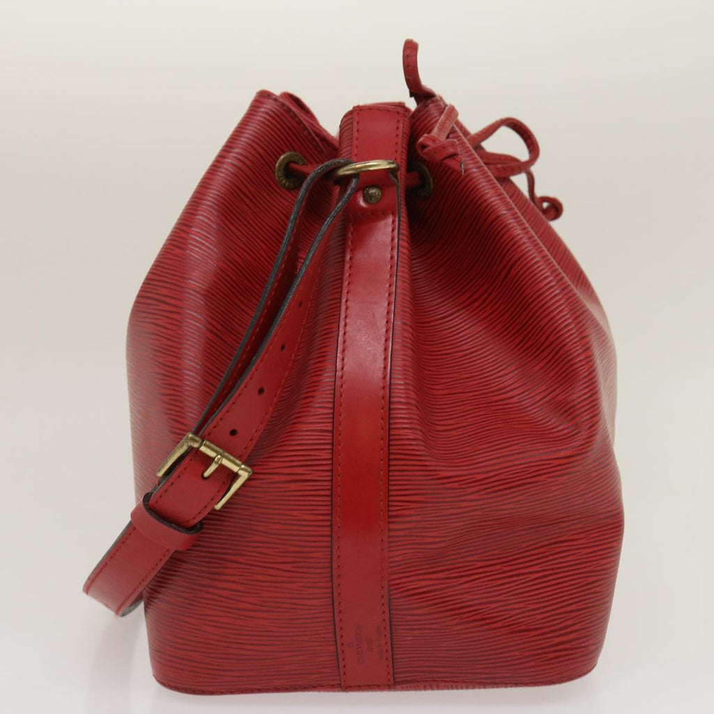 Louis Vuitton Red Leather Noe shoulder bag