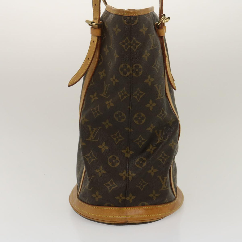 Louis Vuitton Gray Canvas Bucket GM shoulder bag