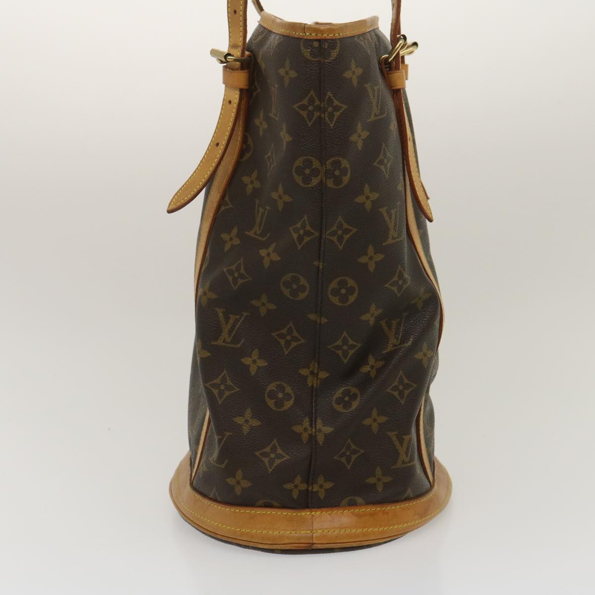 Louis Vuitton Gray Canvas Bucket GM shoulder bag