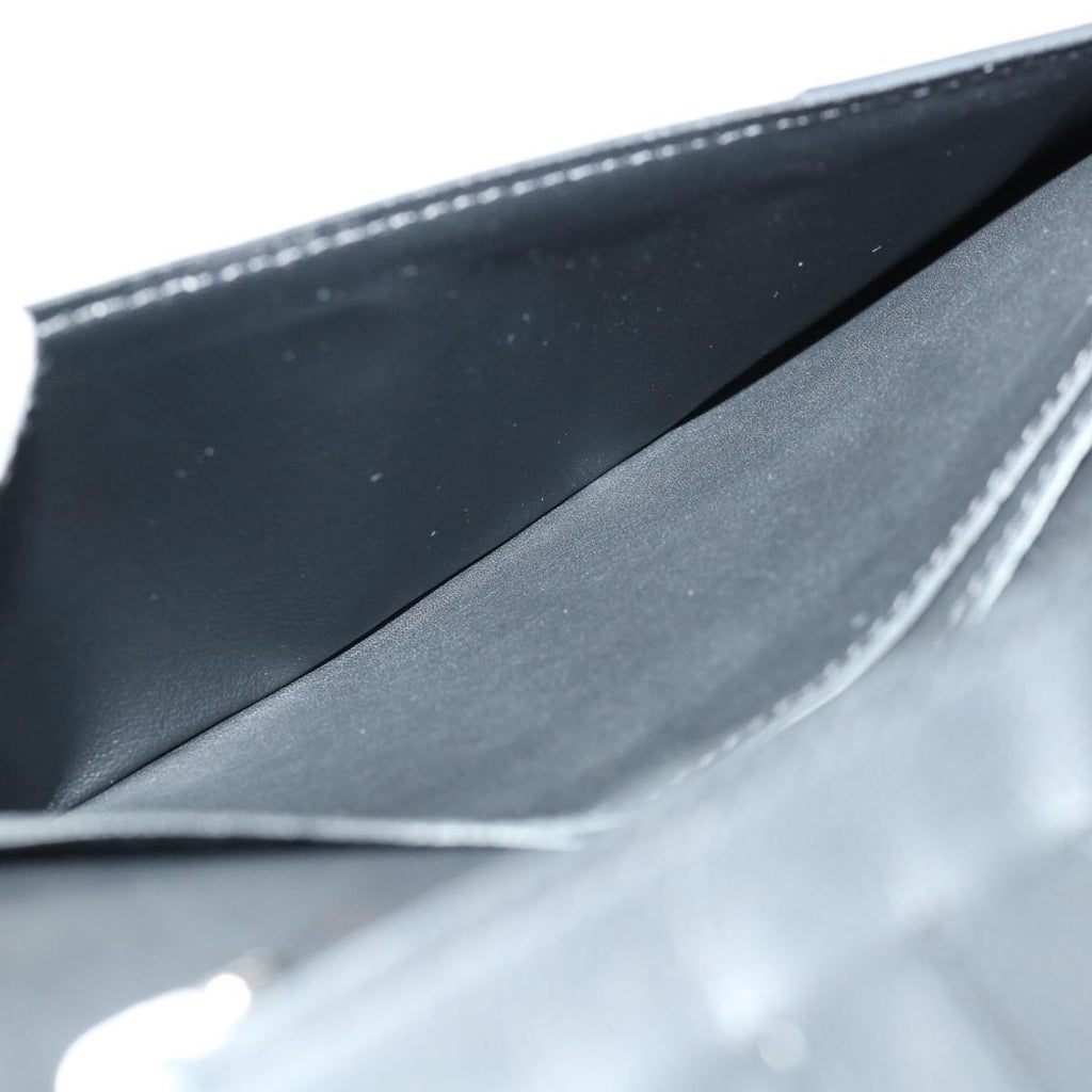 Louis Vuitton Black Leather Portefeuille Brazza wallet accessories