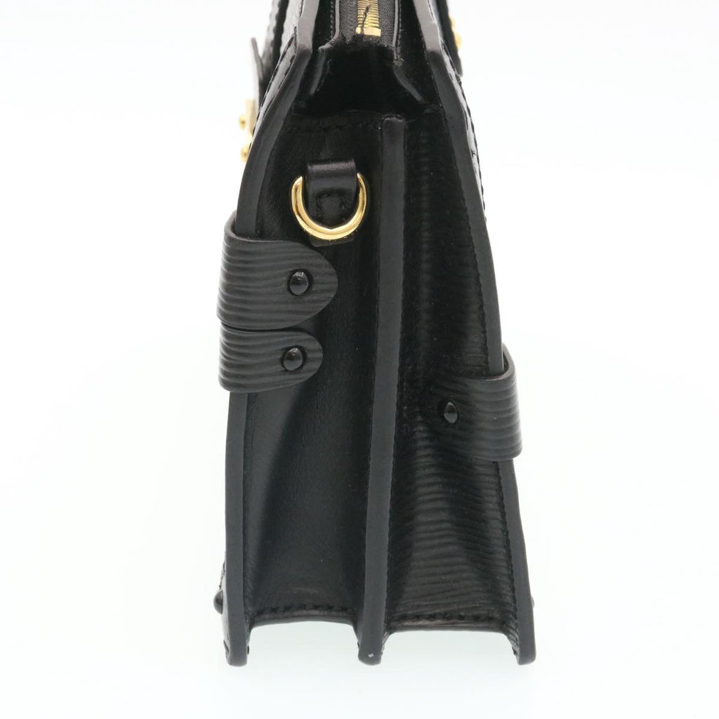 Louis Vuitton Black Leather Trunk shoulder bag