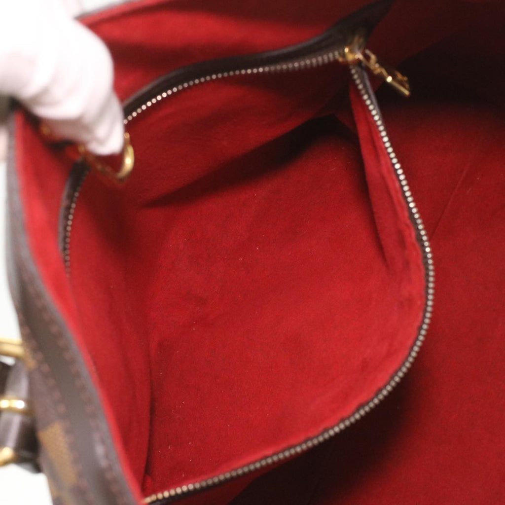 Louis Vuitton Brown Canvas Hampstead tote bag
