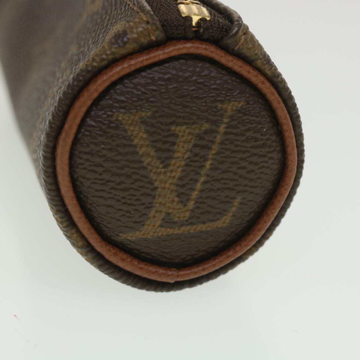Louis Vuitton Brown Canvas  clutch bag