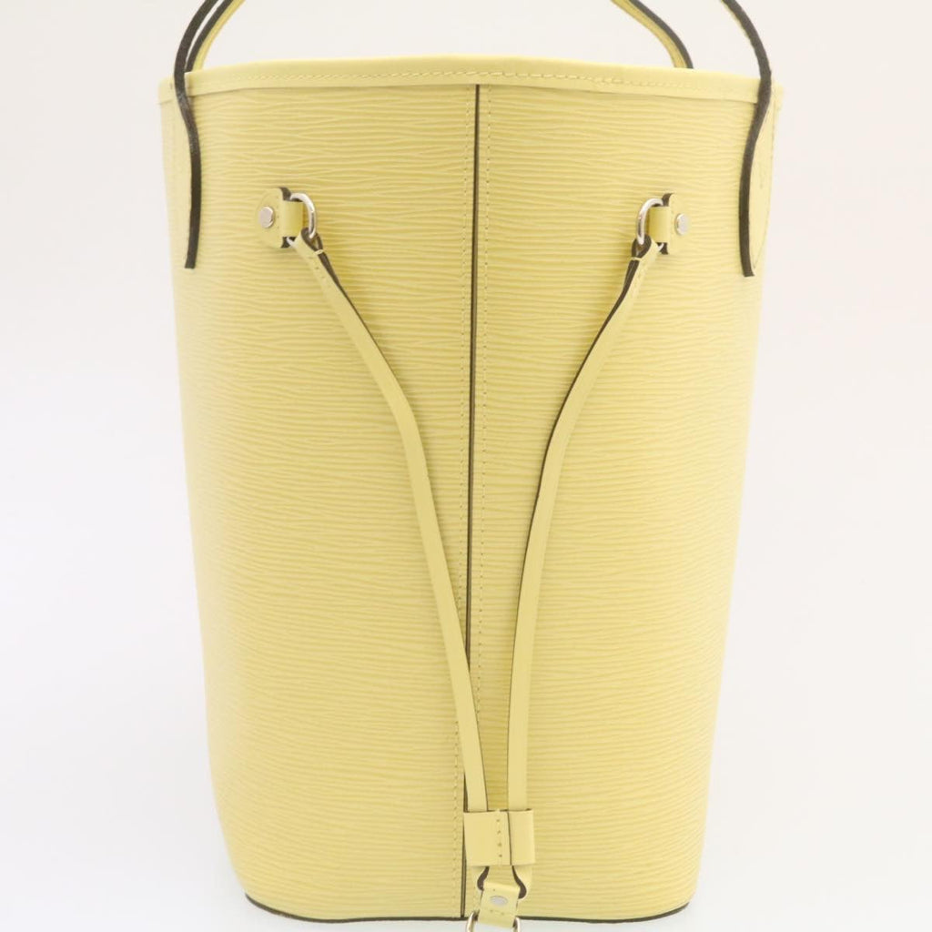 Louis Vuitton Yellow Leather Neverfull MM tote bag