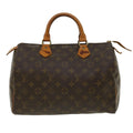 Louis Vuitton Brown Canvas Speedy 30 handbag bag