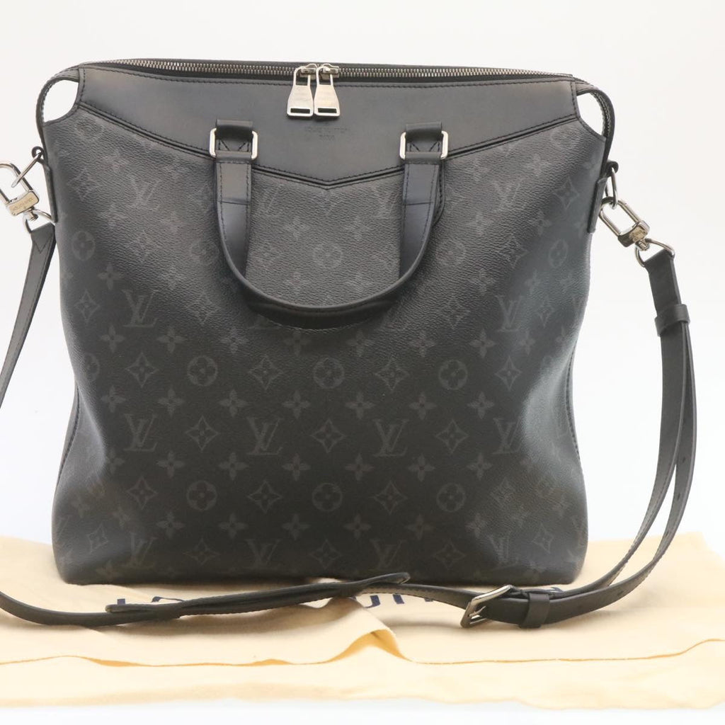 Louis Vuitton Gray Canvas Explorer handbag bag