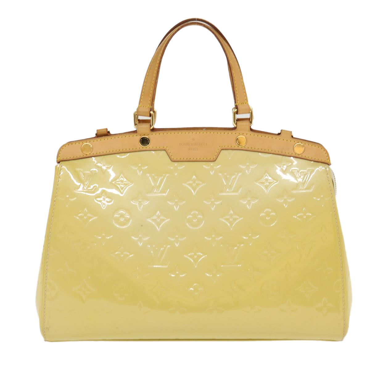 Louis Vuitton Yellow Patent leather Brea shoulder bag