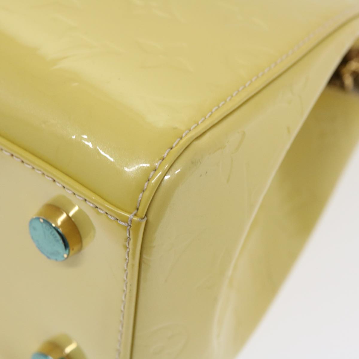 Louis Vuitton Yellow Patent leather Brea shoulder bag