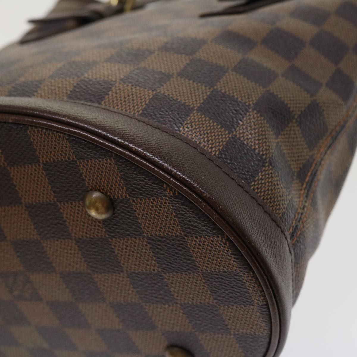 Louis Vuitton Brown Canvas Bucket shoulder bag