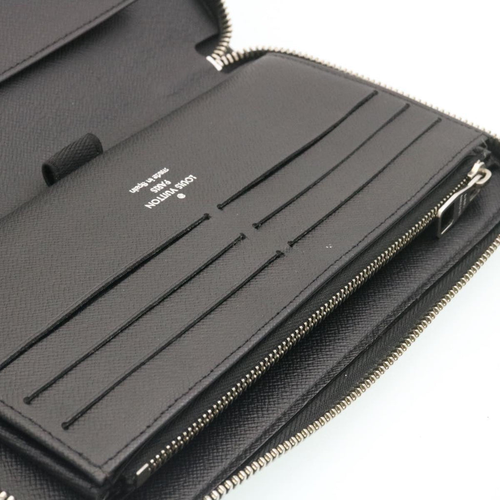 Louis Vuitton Navy Canvas Zippy Wallet Vertical wallet accessories