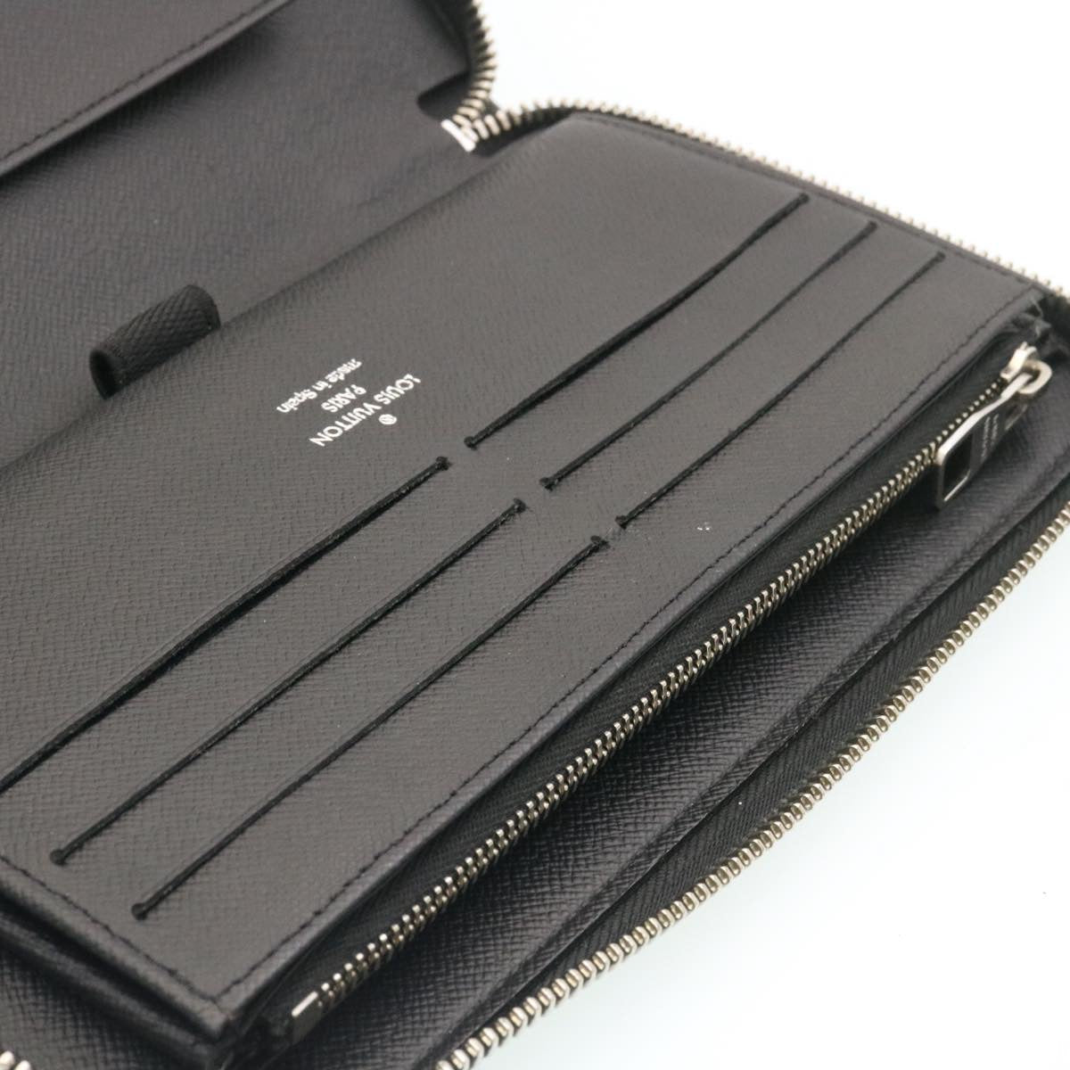 Louis Vuitton Navy Canvas Zippy Wallet Vertical wallet accessories