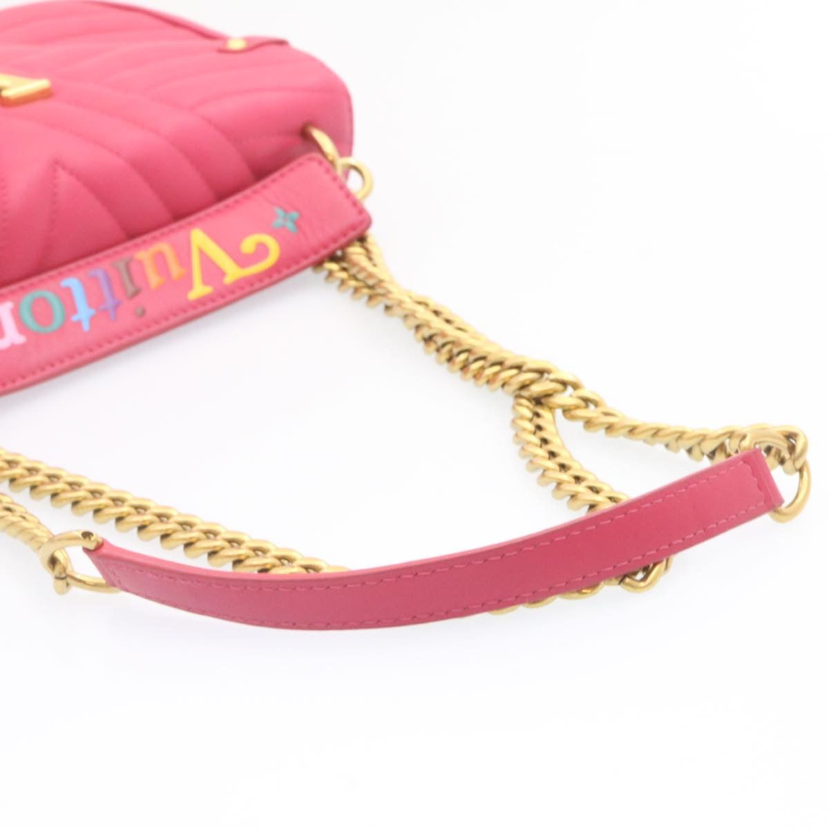 Louis Vuitton Pink Leather New wave shoulder bag