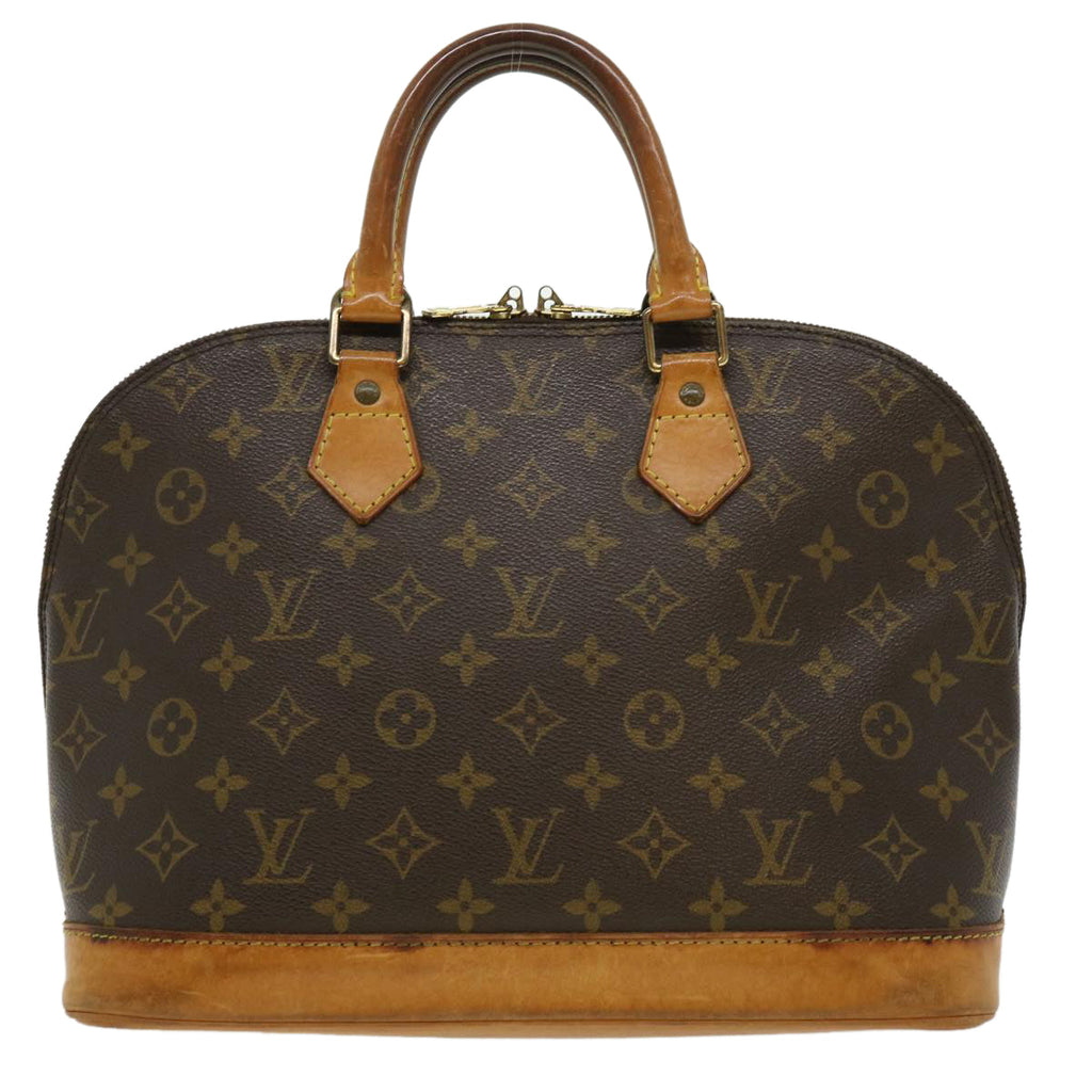Louis Vuitton Brown Canvas Alma handbag bag