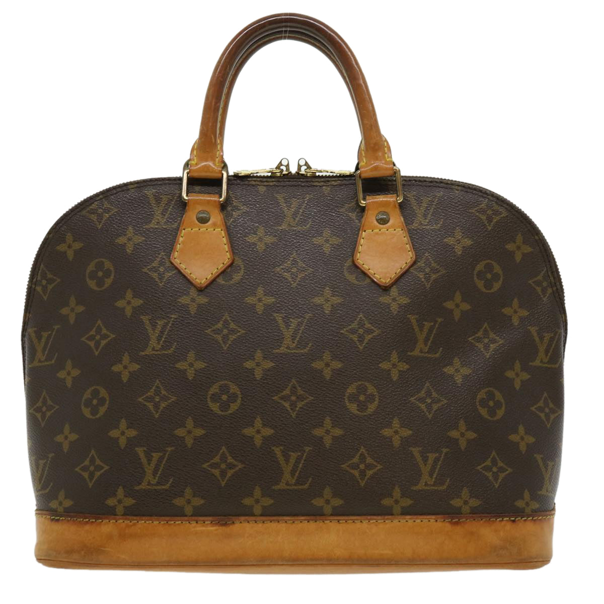 Louis Vuitton Brown Canvas Alma handbag bag