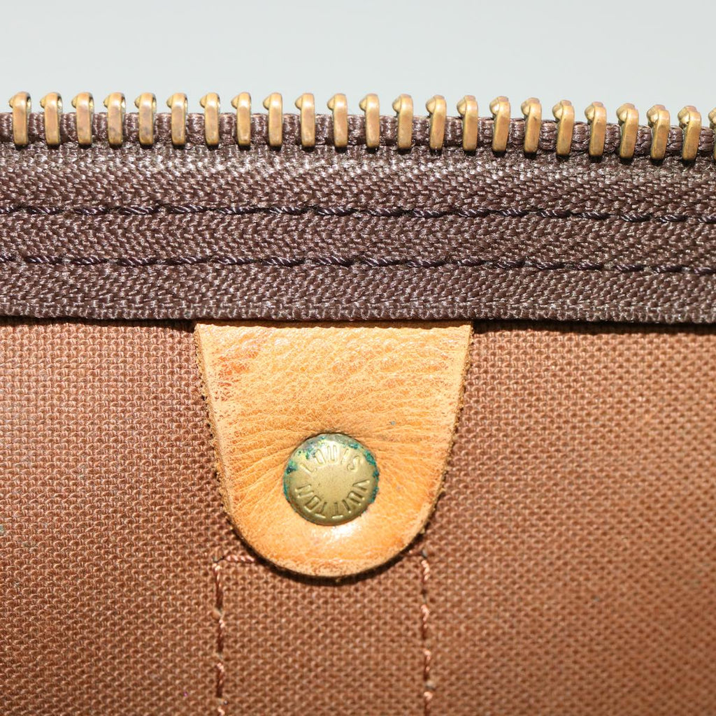 Louis Vuitton Brown Canvas Keepall 45 travel bag