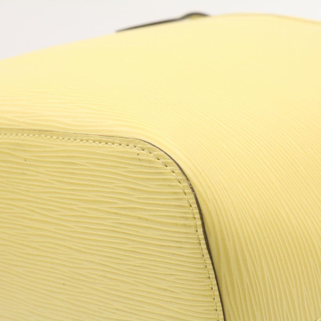 Louis Vuitton Yellow Leather Neverfull MM tote bag