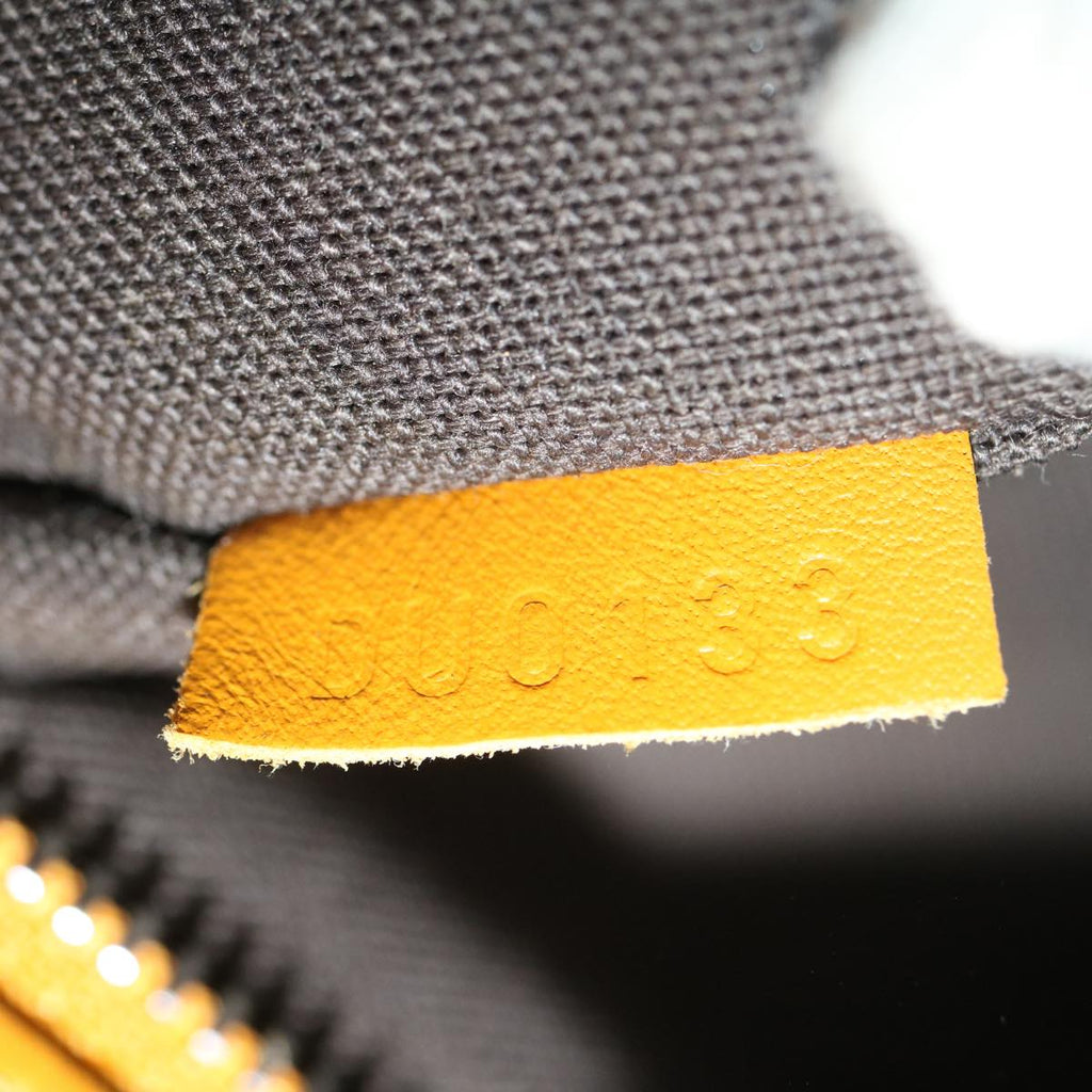 Louis Vuitton Yellow Leather Keepall 45 travel bag