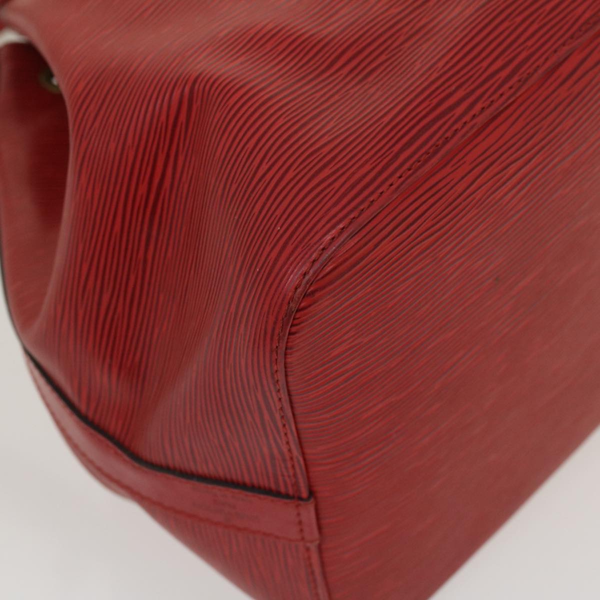 Louis Vuitton Red Leather Noe shoulder bag