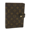 Louis Vuitton Brown Canvas Agenda MM wallet accessories
