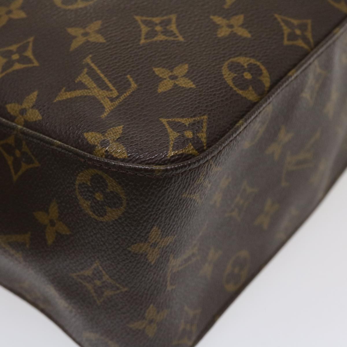 Louis Vuitton Brown Canvas Looping GM shoulder bag