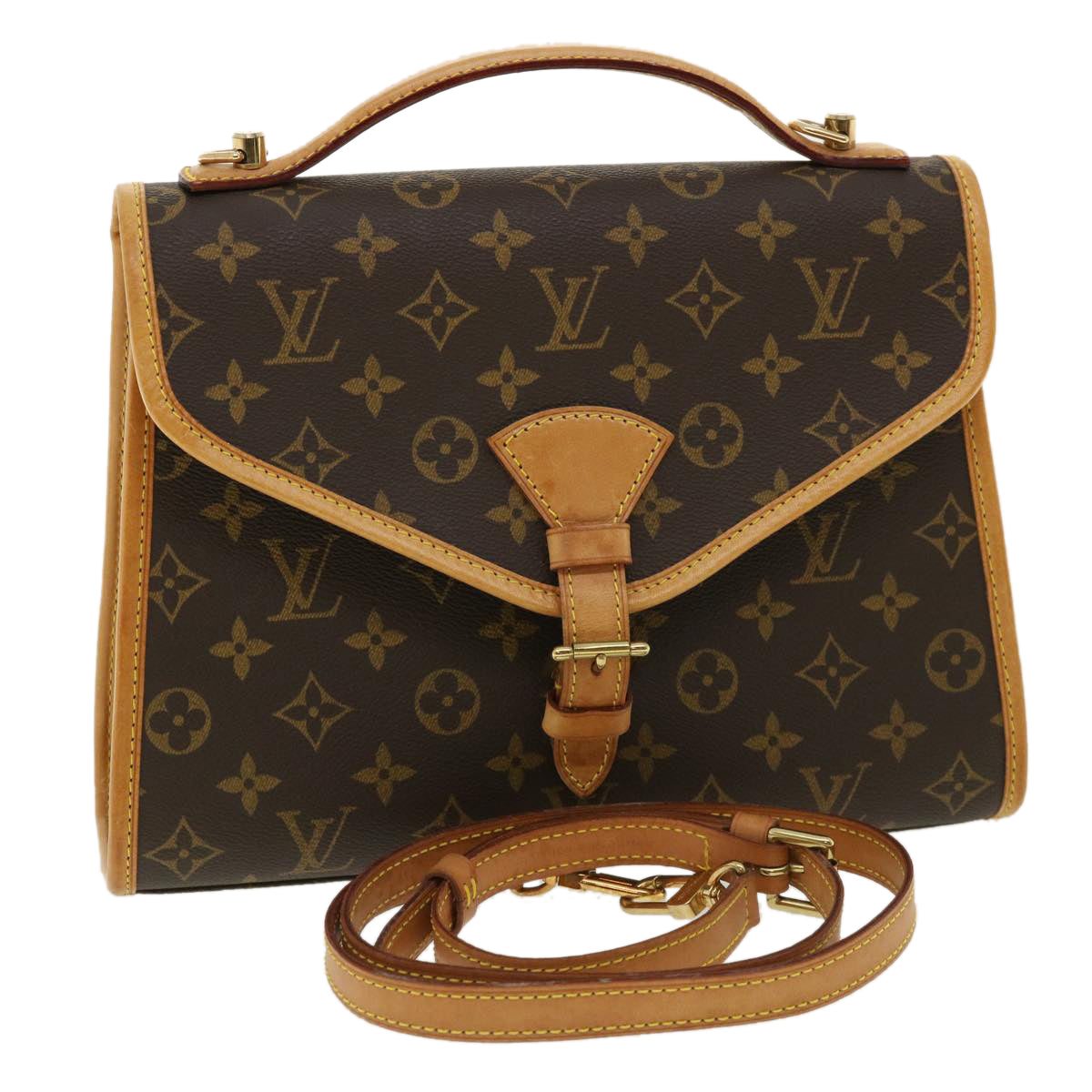 Louis Vuitton Brown Canvas Bel Air handbag bag