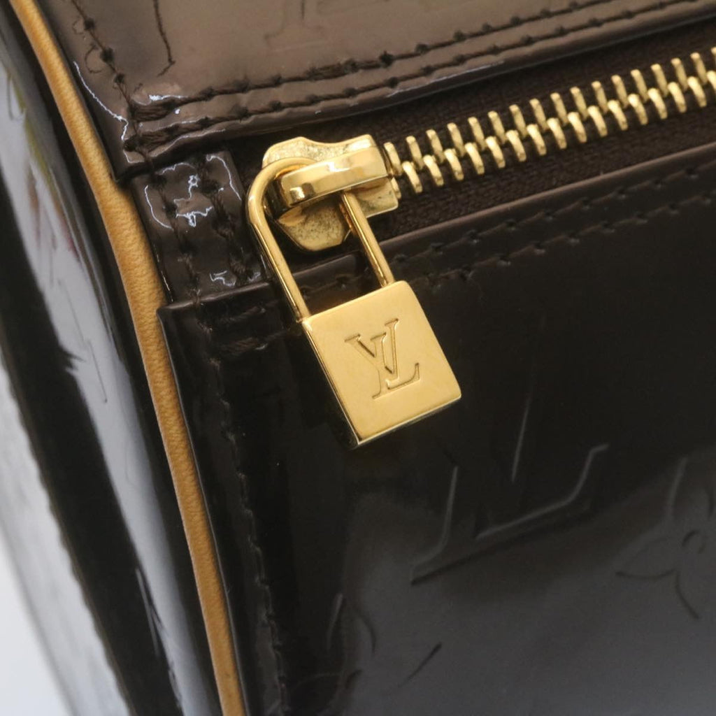 Louis Vuitton Anthracite Patent leather Bedford handbag bag