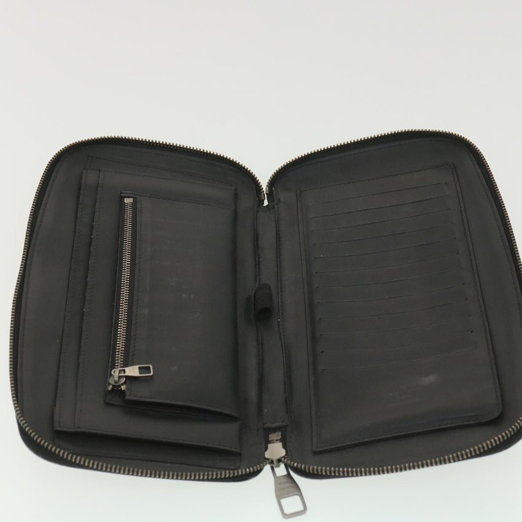 Louis Vuitton Black Leather Zippy wallet wallet accessories