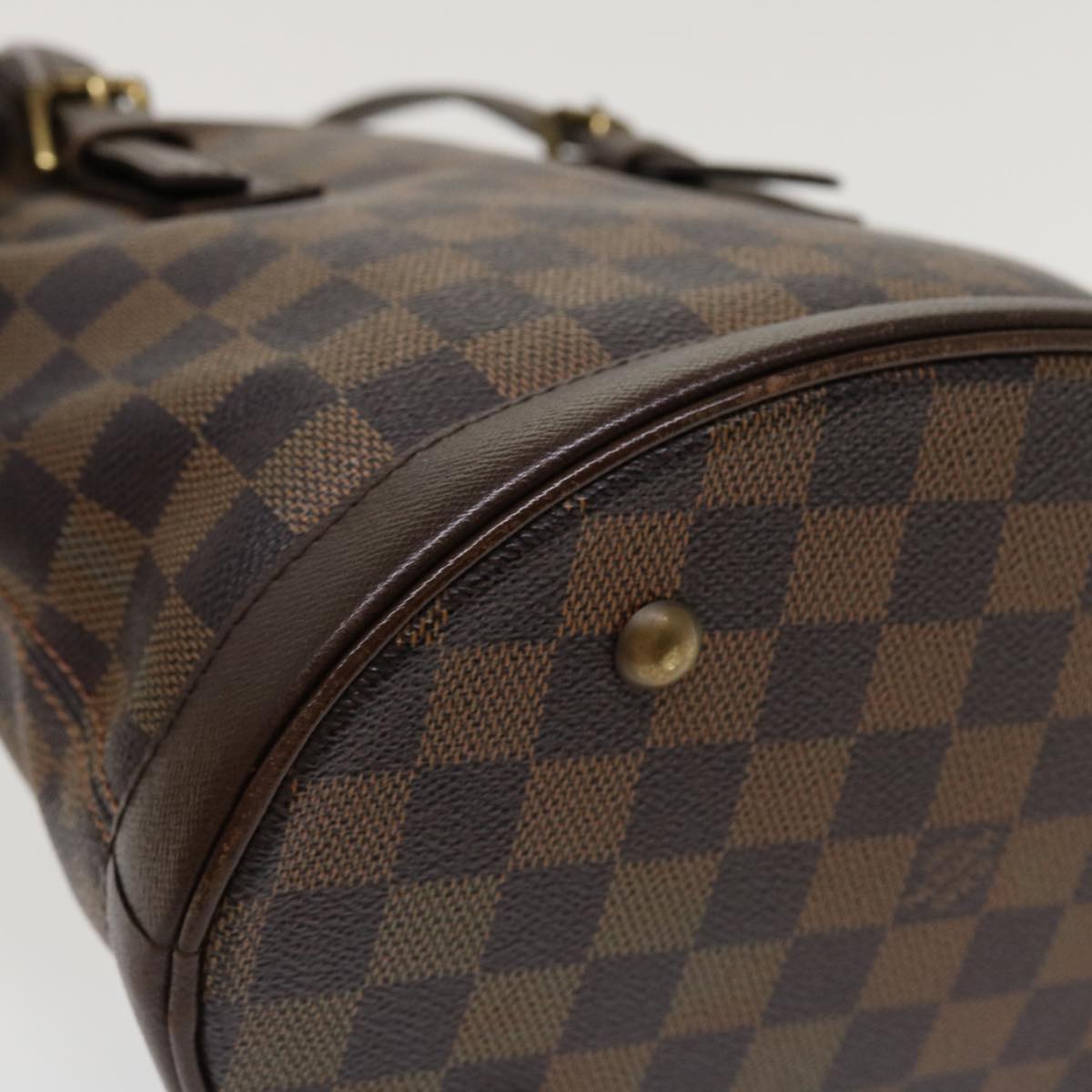 Louis Vuitton Brown Canvas Bucket shoulder bag