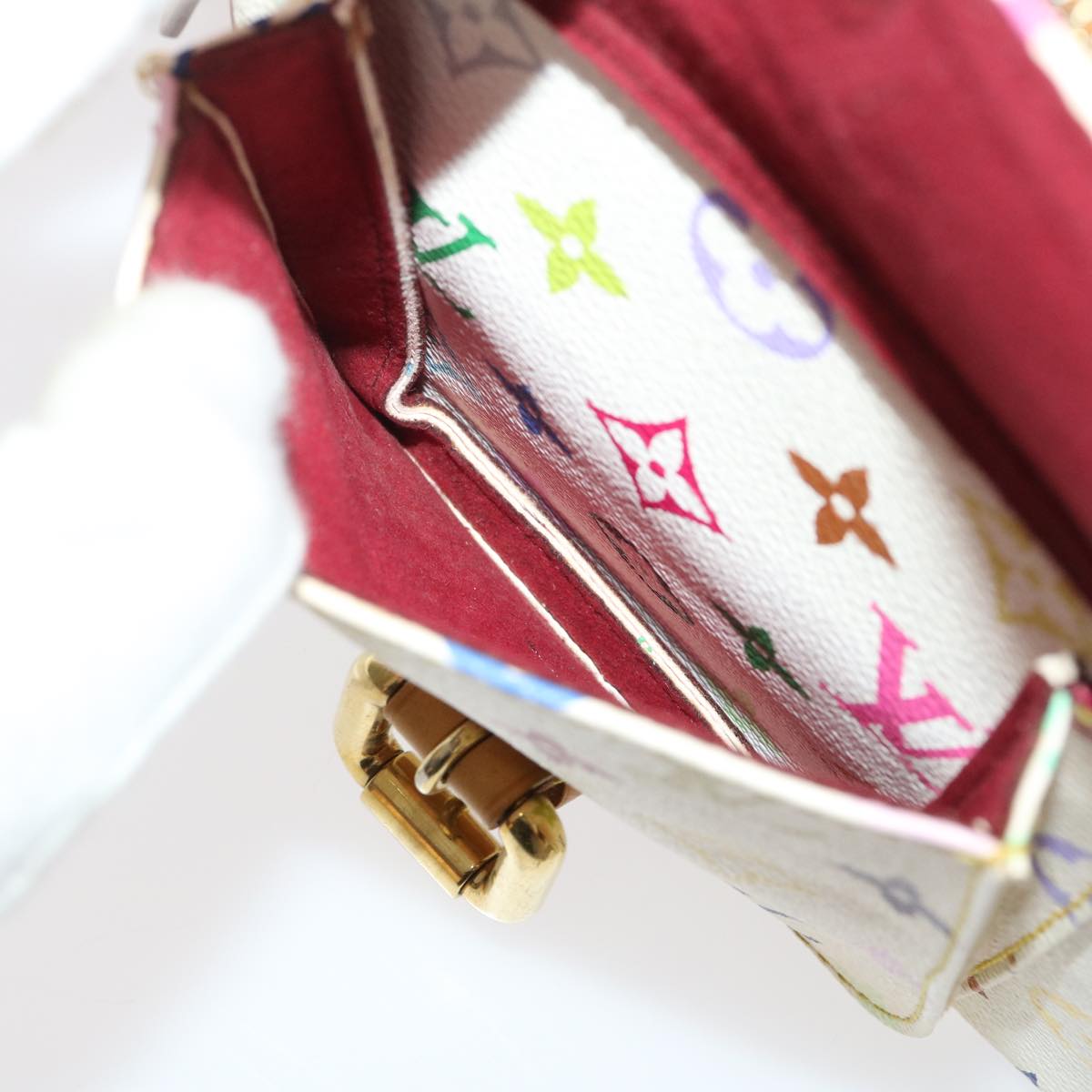Louis Vuitton White Canvas Lodge shoulder bag
