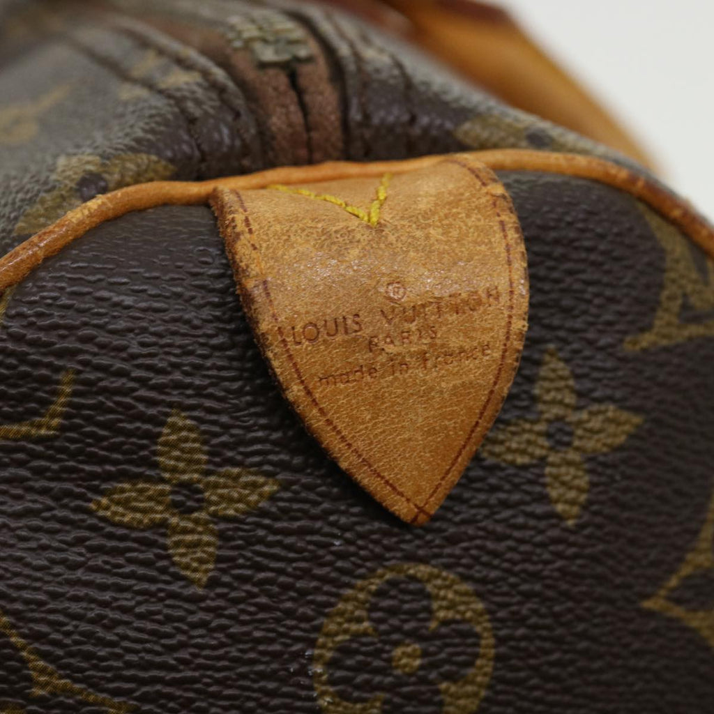 Louis Vuitton Brown Canvas Speedy 35 handbag bag