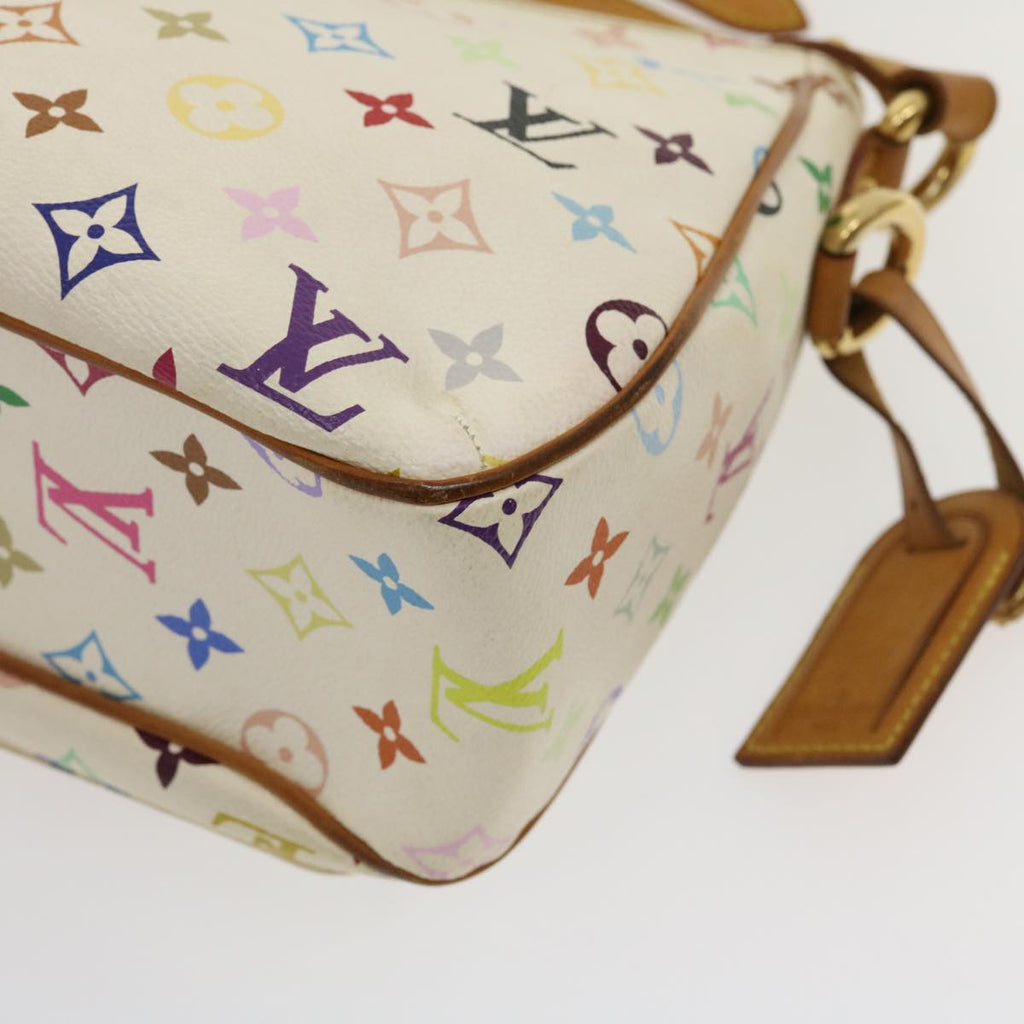 Louis Vuitton White Canvas Lodge shoulder bag
