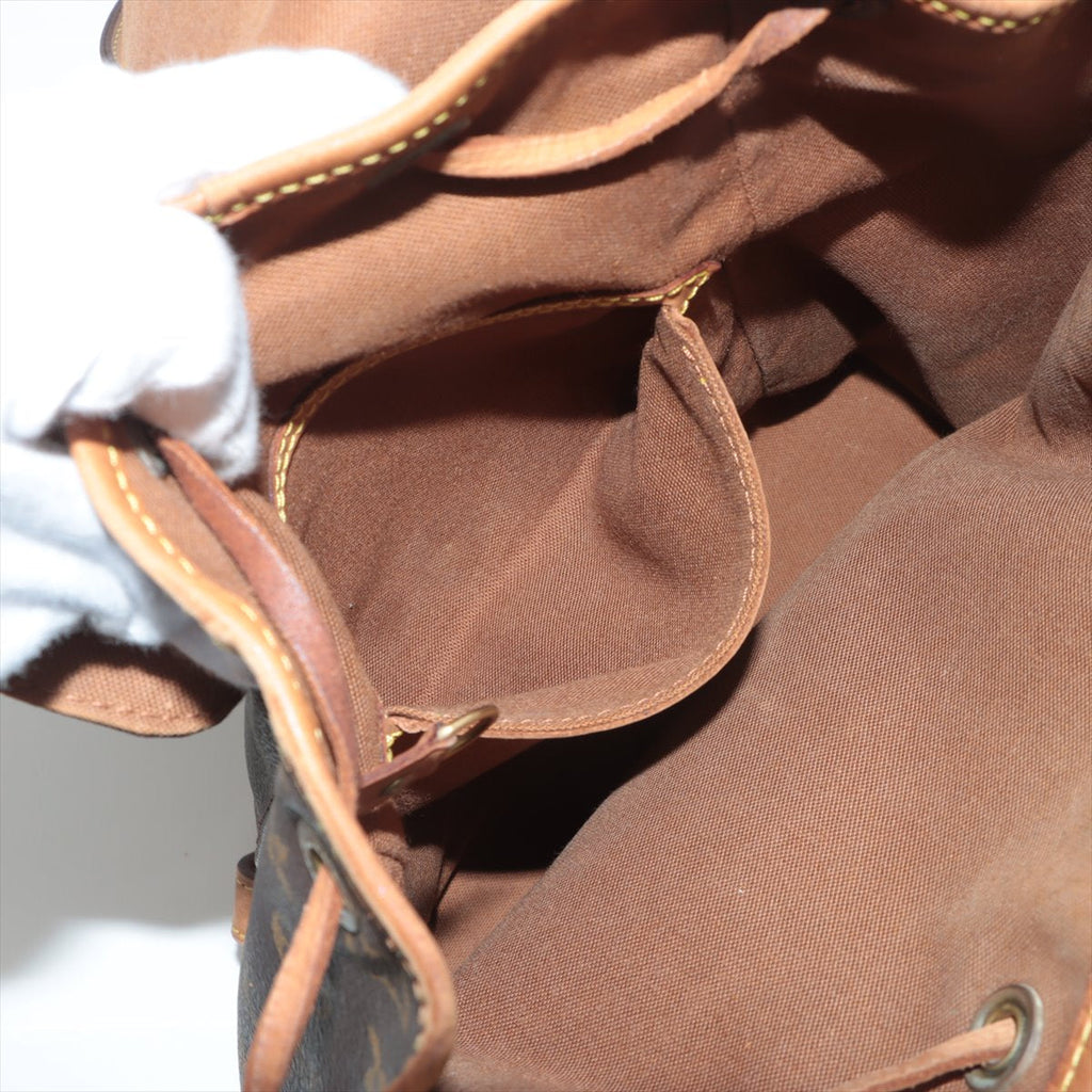 Louis Vuitton Brown Leather Montsouris shoulder bag