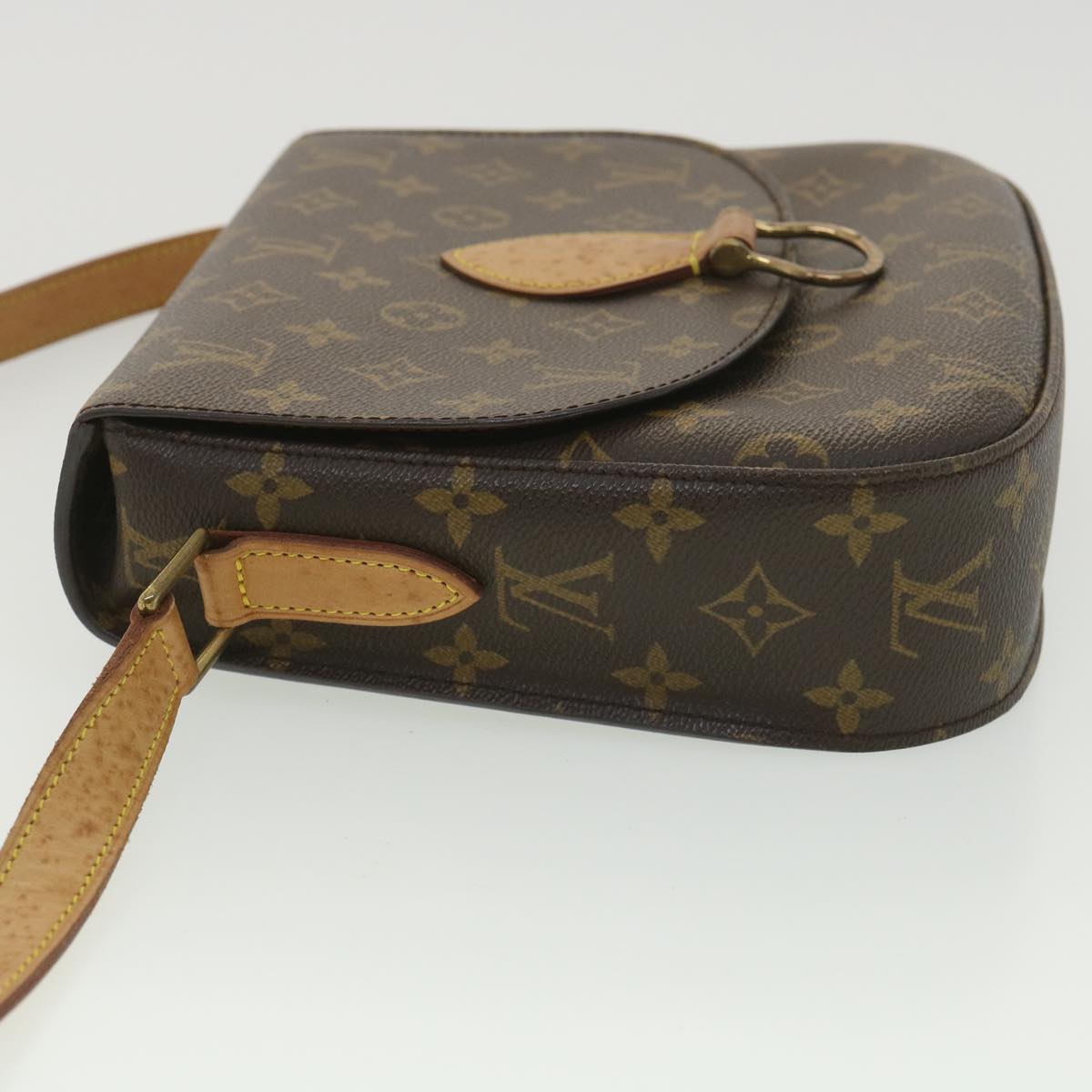 Louis Vuitton Brown Canvas Saint Cloud shoulder bag