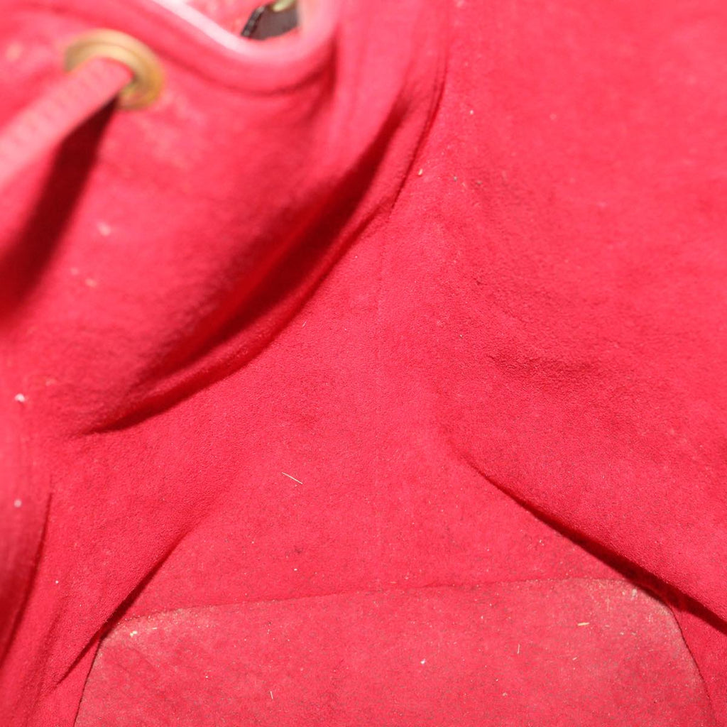 Louis Vuitton Red Leather Noe shoulder bag