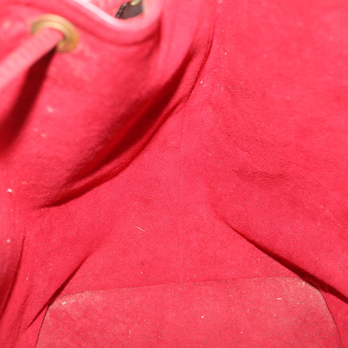 Louis Vuitton Red Leather Noe shoulder bag
