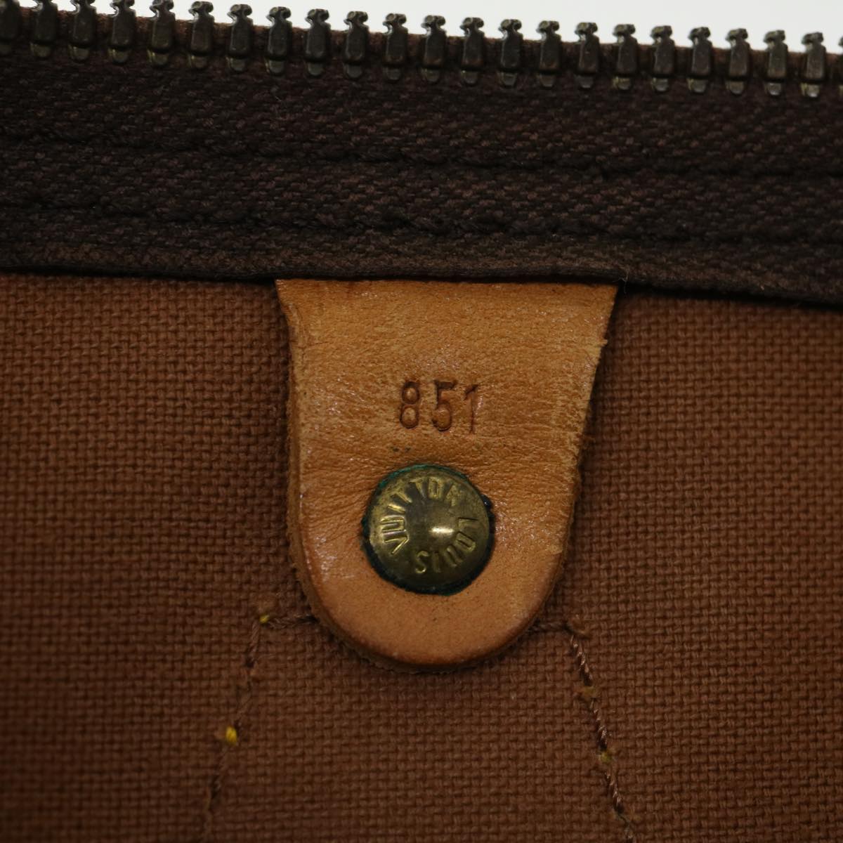 Louis Vuitton Brown Canvas Speedy 35 handbag bag
