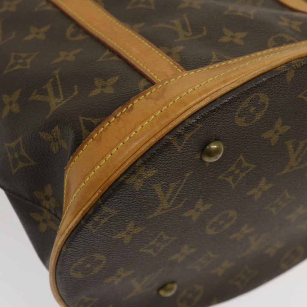Louis Vuitton Gray Canvas Bucket GM shoulder bag