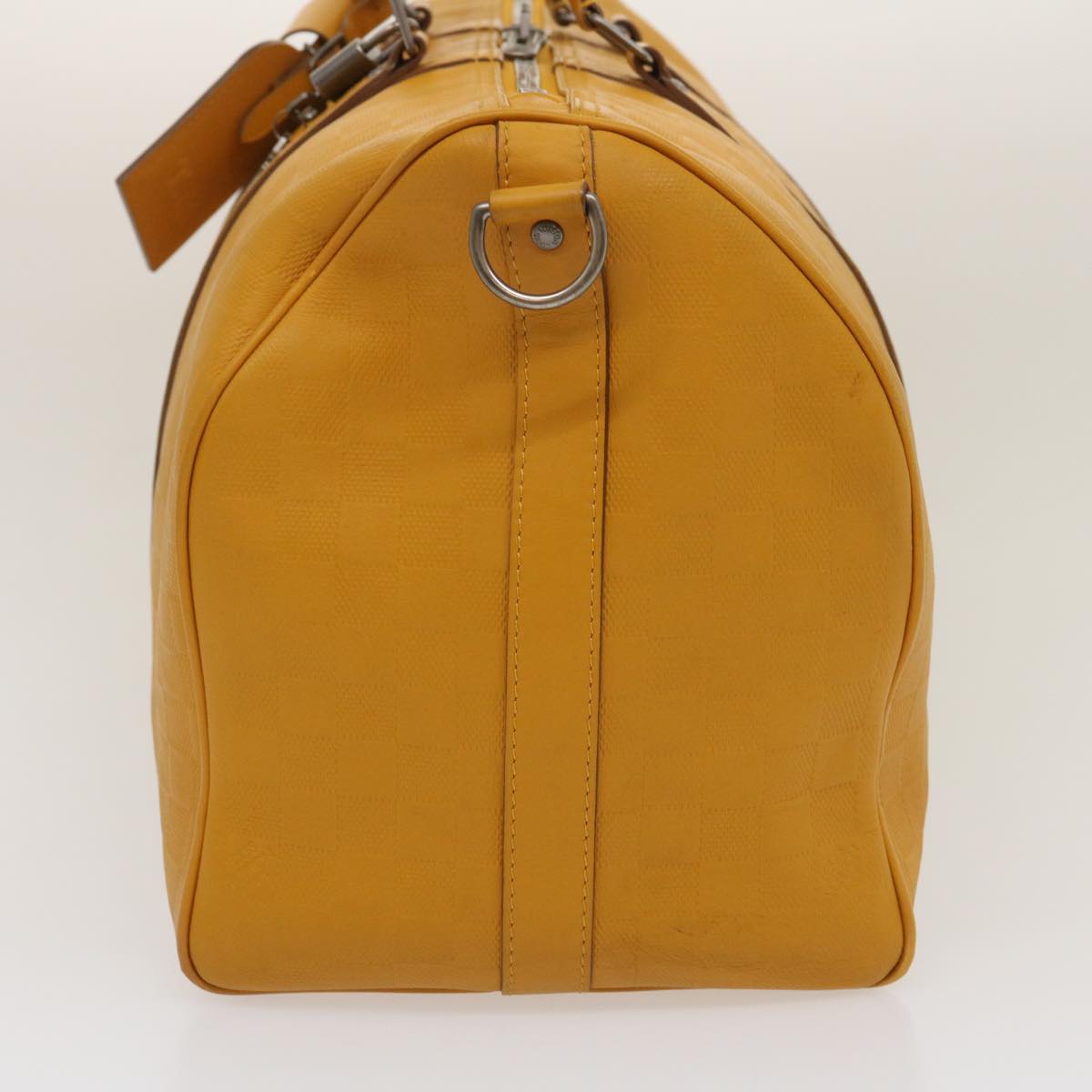 Louis Vuitton Yellow Leather Keepall 45 travel bag