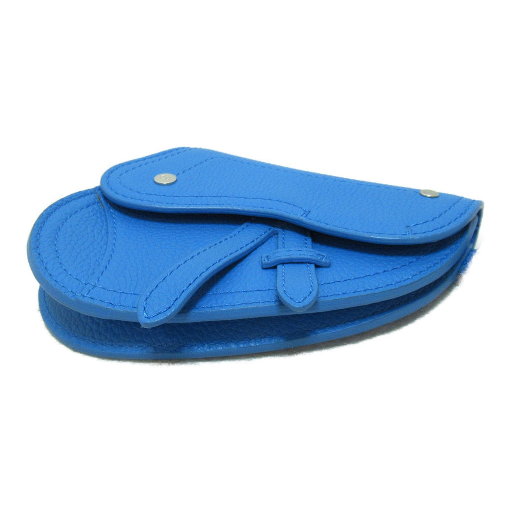 Dior Saddle pouch Blue leather