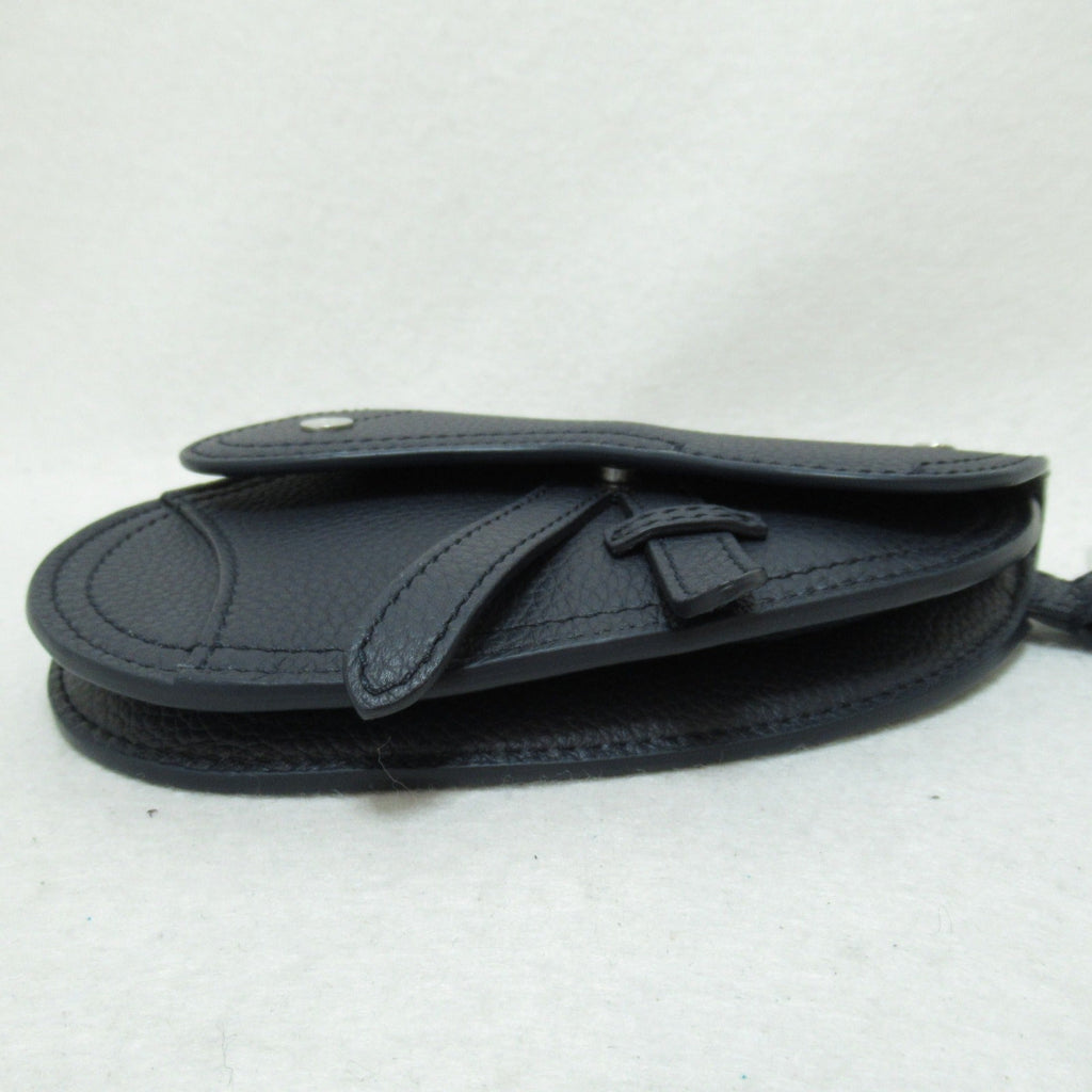 Dior Saddle pouch Navy leather