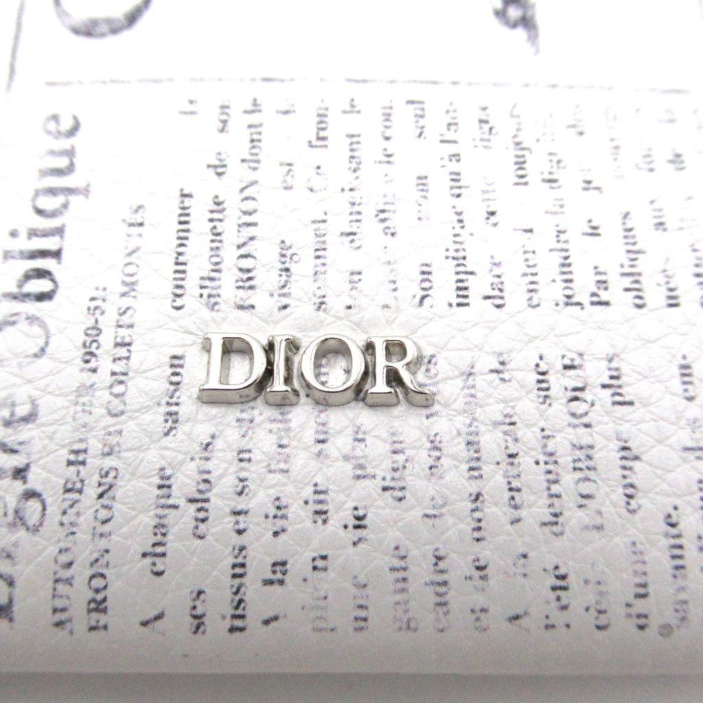 Dior Phone holder White leather