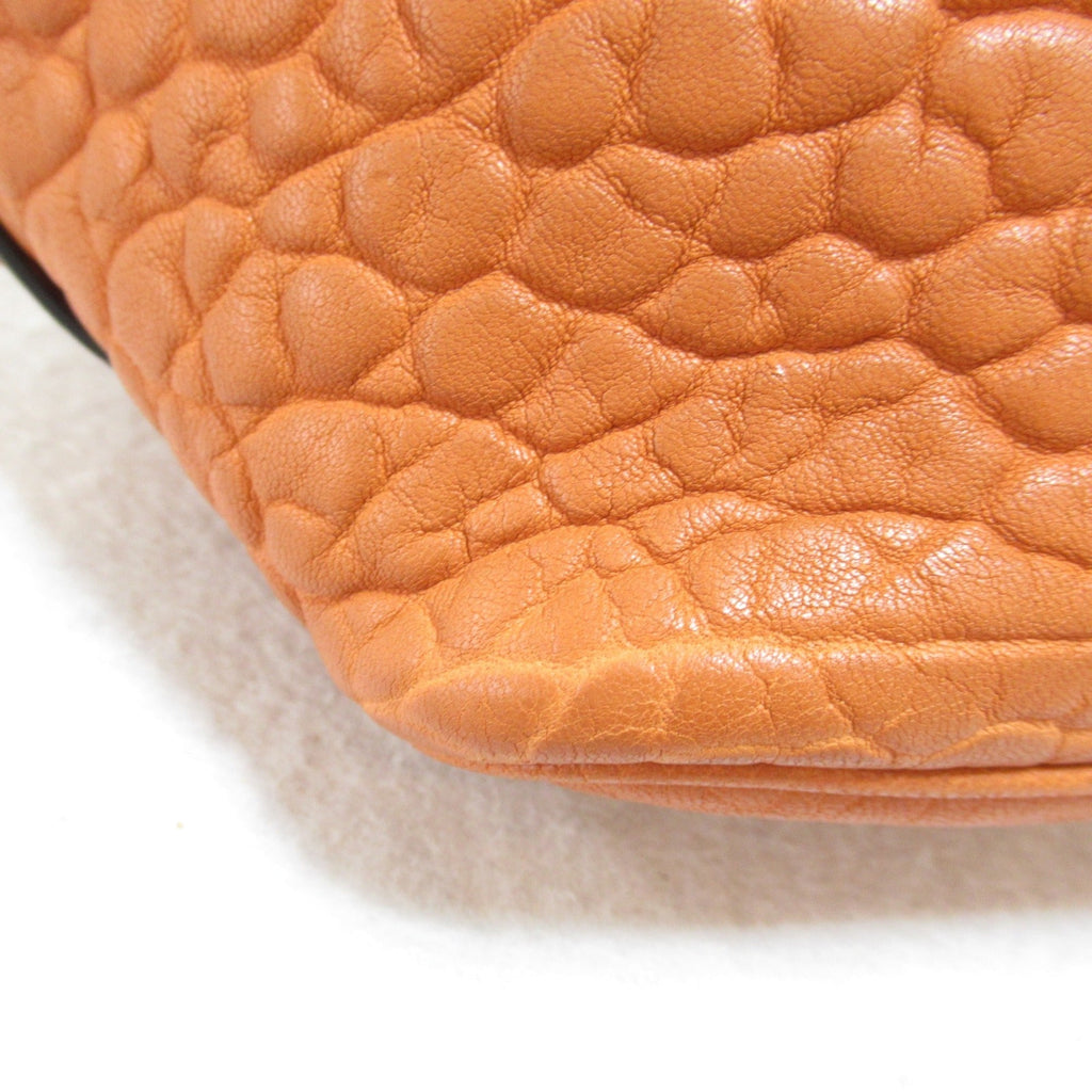 Dior One Shoulder Bag Orange leather