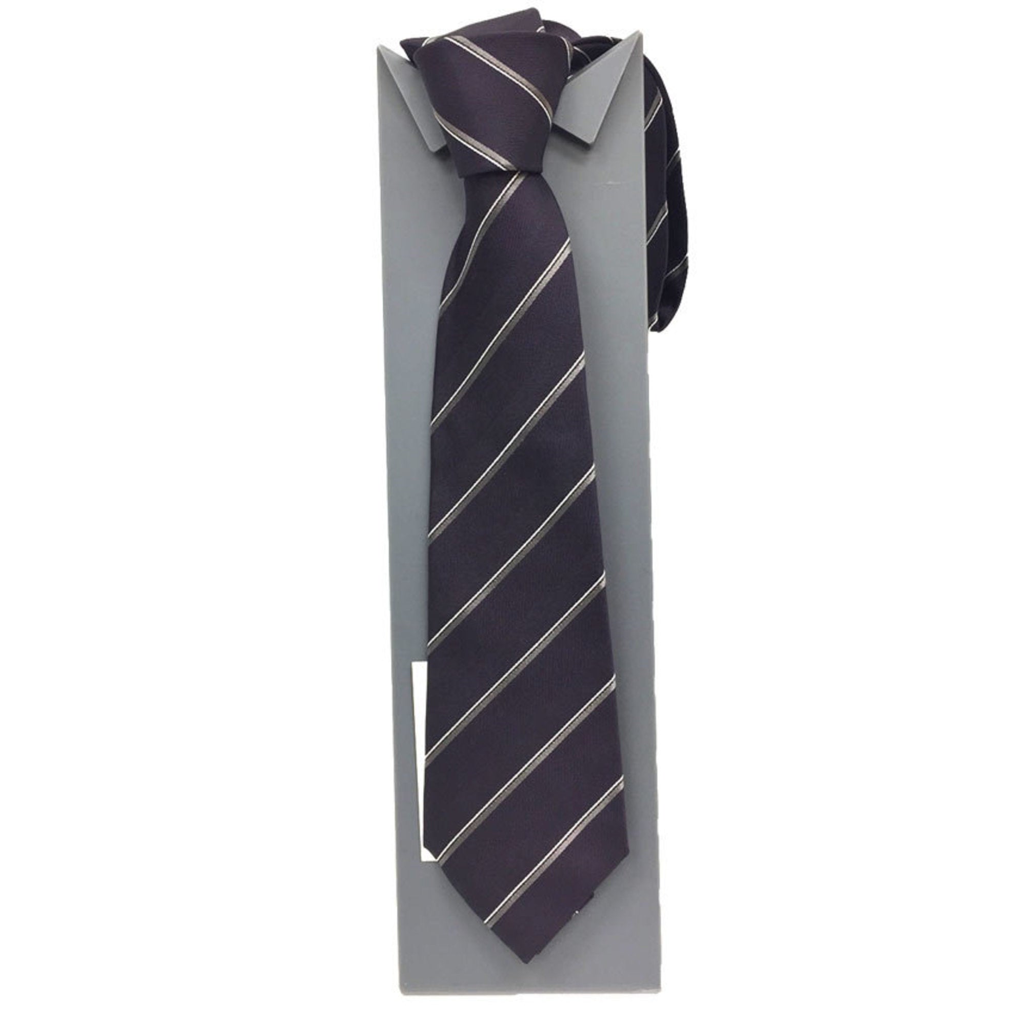 CHRISTIAN DIOR Dior tie striped violet [dark purple] men
