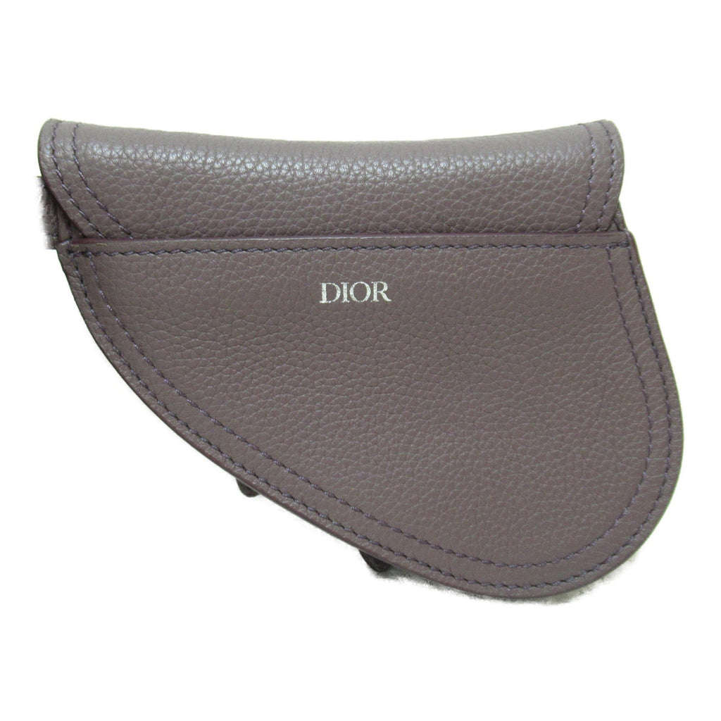 Dior Saddle pouch Purple leather